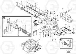 81008 Control valve, swivel EW140B, Volvo Construction Equipment