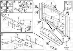 31885 Top plate, side hatches, rear L60E, Volvo Construction Equipment