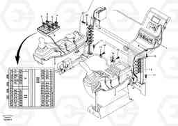 94967 Cable and wire harness, instrument panel EC240B, Volvo Construction Equipment