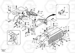 64695 Cowl frame, cover and hood EC290B, Volvo Construction Equipment