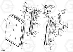 45439 Windshield EW145B, Volvo Construction Equipment