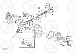 1320 Water pump and thermostat housing G700B MODELS S/N 35000 -, Volvo Construction Equipment