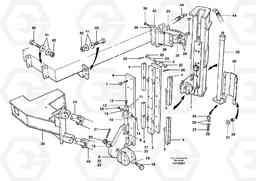 101544 Lo-bank rear mount wing installation G700B MODELS S/N 35000 -, Volvo Construction Equipment