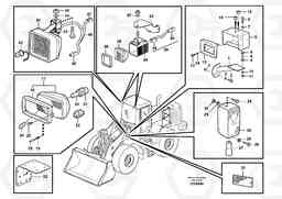 77736 Work lights, front. L180E S/N 5004 - 7398 S/N 62501 - 62543 USA, Volvo Construction Equipment