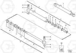 6135 Boom cylinder ECR38 TYPE 602, Volvo Construction Equipment