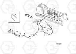 82474 Cable harness, 4th function. lock valve. L60E, Volvo Construction Equipment