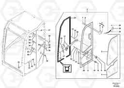 6684 Cab : door ECR38 TYPE 602, Volvo Construction Equipment