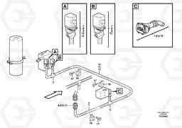 82505 Cable harness, boom suspension system. L60E, Volvo Construction Equipment