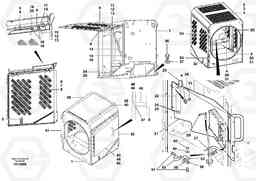 71599 Radiator housing G700B MODELS S/N 35000 -, Volvo Construction Equipment