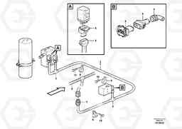 19908 Cable harness, boom suspension system. L90E, Volvo Construction Equipment