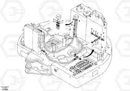 36009 Hydraulic system, return line ECR88 S/N 10001-14010, Volvo Construction Equipment