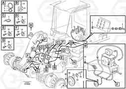 90988 Front cable harness with assembly parts L90E, Volvo Construction Equipment