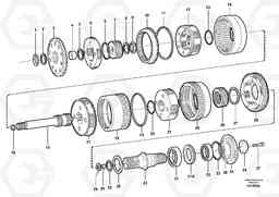 100614 Planetary gears and shafts A30D S/N -11999, - 60093 USA S/N-72999 BRAZIL, Volvo Construction Equipment