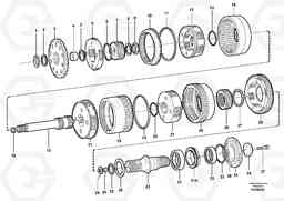 100628 Planetary gears and shafts A25D S/N 13001 -, Volvo Construction Equipment