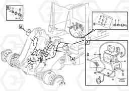 4808 Cable harness, front L90E, Volvo Construction Equipment