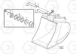 28653 Buckets, direct fitting, Esco Super V ATTACHMENTS ATTACHMENTS BUCKETS, Volvo Construction Equipment