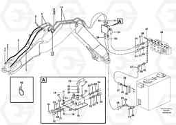 102318 Hydr. equipm. on dipper arm, X3 EW160B, Volvo Construction Equipment