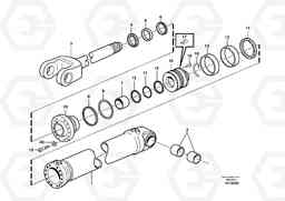 100326 Hydraulic cylinder, lifting L330E, Volvo Construction Equipment