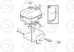 24488 Expansion tank with fitting parts L150E S/N 8001 -, Volvo Construction Equipment