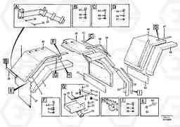 85234 Swing out rear mudguard L120D, Volvo Construction Equipment