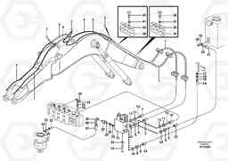 45795 Equipment hydraulics, offset EW160B, Volvo Construction Equipment