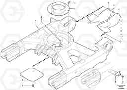 55146 Lower frame EC35 TYPE 283, Volvo Construction Equipment