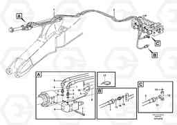 45442 Servo hydraulics, Hose break valve EW160B, Volvo Construction Equipment