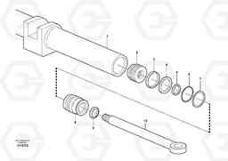 106875 Hydraulic cylinder L60E, Volvo Construction Equipment