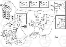 6088 Servo system, pilot pressure L180E HIGH-LIFT S/N 5004 - 7398, Volvo Construction Equipment