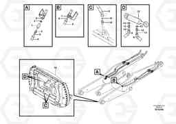 21636 Hydraulic system rotary pin-on attachment bracket L90E, Volvo Construction Equipment