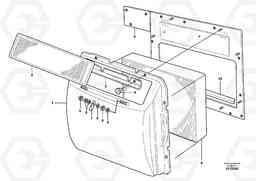 20410 Air filter. L110E S/N 1002 - 2165 SWE, 60001- USA,70201-70257BRA, Volvo Construction Equipment