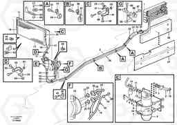 77915 Assembly of hose: evaparator, receiver drier and condenser. L180E HIGH-LIFT S/N 5004 - 7398, Volvo Construction Equipment