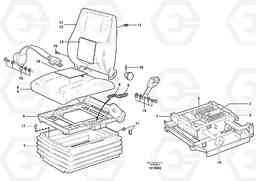 45228 Operator's seat. L220D SER NO 1001-, Volvo Construction Equipment