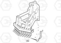 2893 Front Mount Scarifier G900 MODELS S/N 39300 -, Volvo Construction Equipment