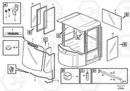 31155 Glass panes L70E, Volvo Construction Equipment