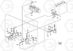 12807 Hydraulic function, X1. A&b On Off EW200B, Volvo Construction Equipment