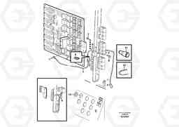 60195 Cable harness, automatic temperature control. L110E S/N 1002 - 2165 SWE, 60001- USA,70201-70257BRA, Volvo Construction Equipment