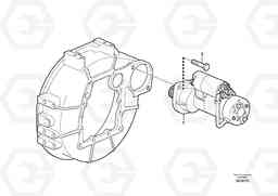 60987 Starter motor, mounting MC70B, Volvo Construction Equipment