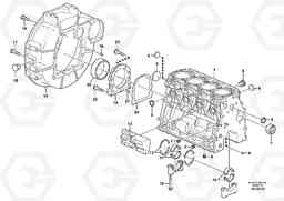 56821 Cylinder block MC70B, Volvo Construction Equipment