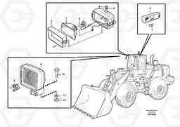 30467 Lighting, cab L120D, Volvo Construction Equipment