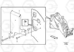 40862 Protecting plates L180E S/N 5004 - 7398 S/N 62501 - 62543 USA, Volvo Construction Equipment