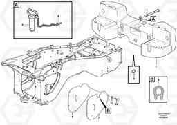 11407 Rear hitch and counterweight L90E, Volvo Construction Equipment