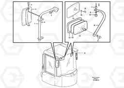 90600 Rear view mirror L330E, Volvo Construction Equipment