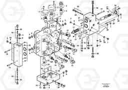 79205 Control valve L150E S/N 6005 - 7549 S/N 63001 - 63085, Volvo Construction Equipment