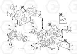 65035 Timing gear casing and gears MC70B S/N 71000 -, Volvo Construction Equipment