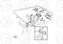 6789 Radio bracket. L110E S/N 1002 - 2165 SWE, 60001- USA,70201-70257BRA, Volvo Construction Equipment