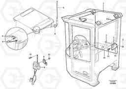 103748 Voltage converter and cable harness for radio. L330E, Volvo Construction Equipment