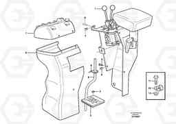 38472 Cover for servo valves L120D, Volvo Construction Equipment