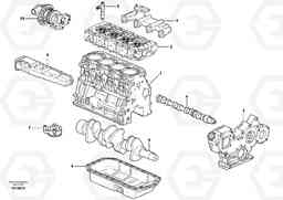 56818 Engine MC70B, Volvo Construction Equipment