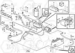 104282 Oil cooler, rear, motor circuit. L180E S/N 5004 - 7398 S/N 62501 - 62543 USA, Volvo Construction Equipment